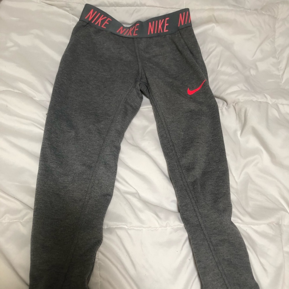 Nike Fitted Gray Sweatpant Joggers